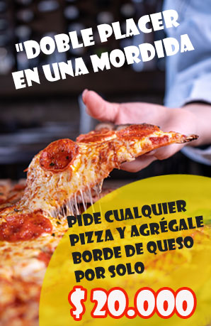 Porcion de mias pizza